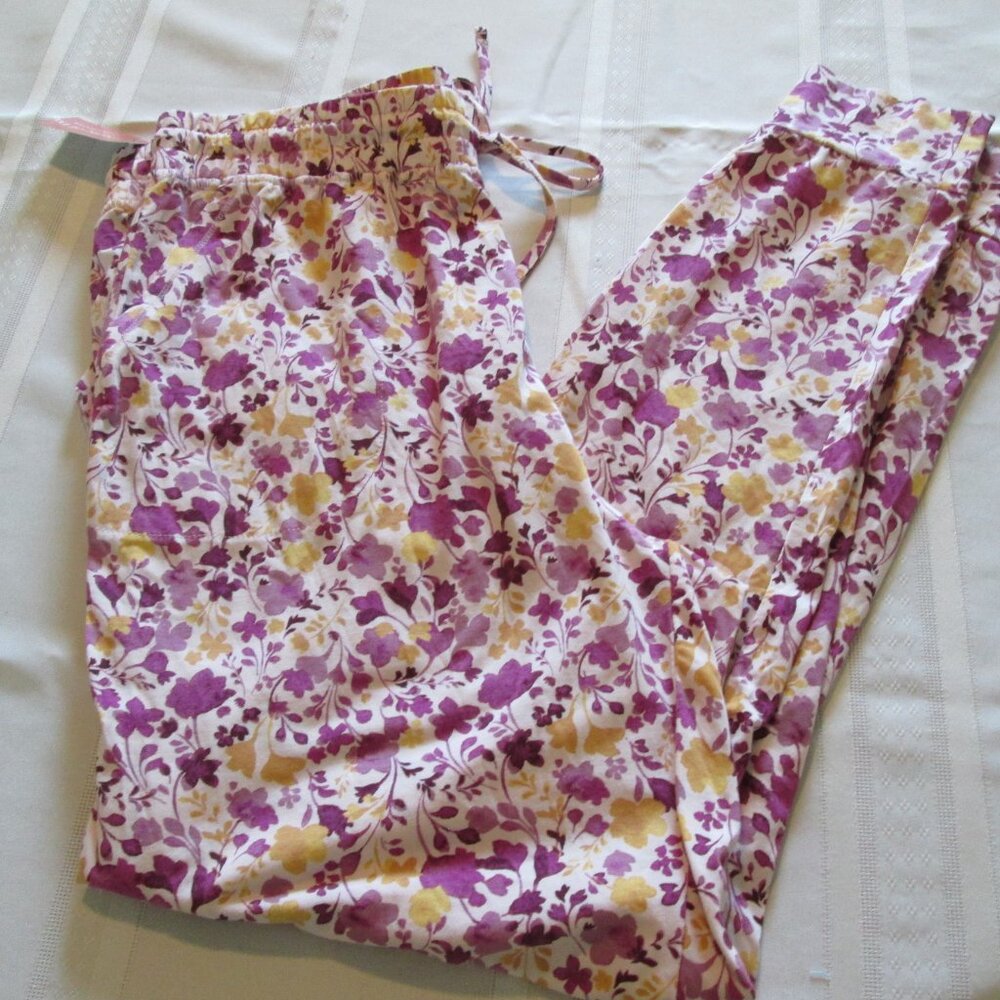 State of Day Printed Jogger Pajama Pants Pressed Raport NWT Sz M - Picture 7 of 7